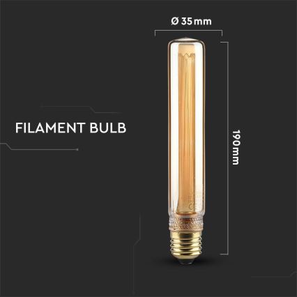 Ampoule LED FILAMENT T30 E27/2W/230V 1800K Art Edition