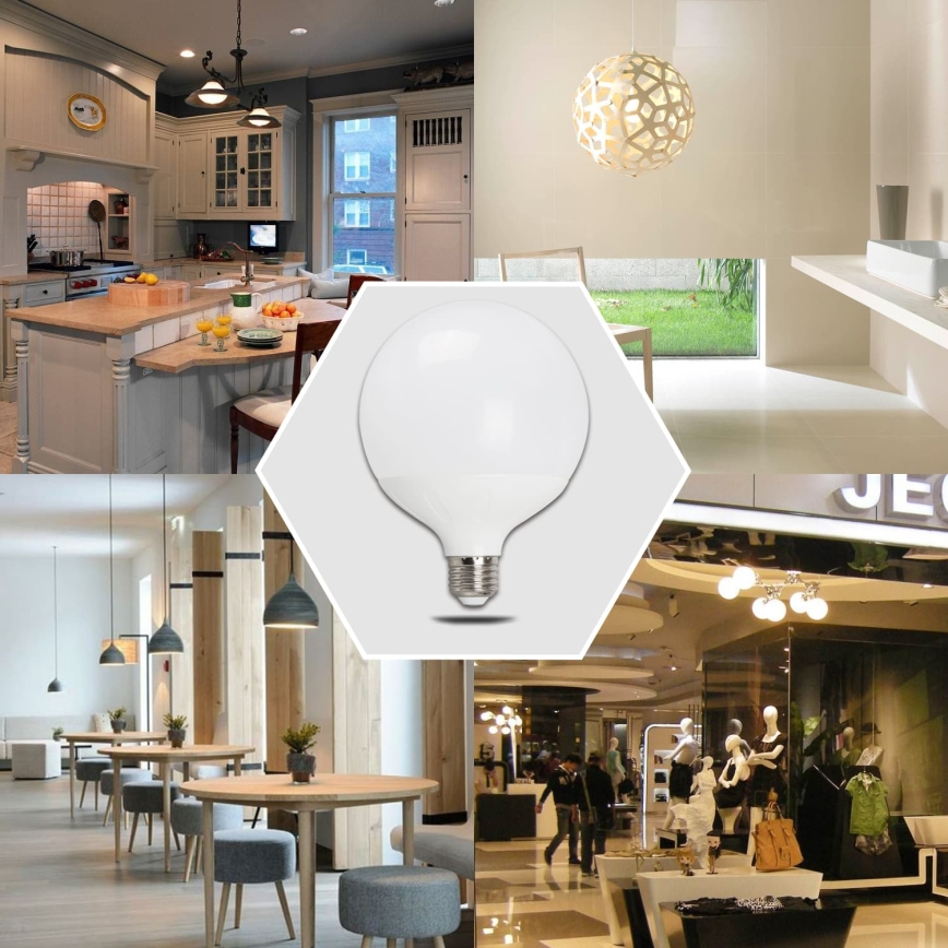 Ampoule LED G120 E27/20W/230V 6500K - Aigostar