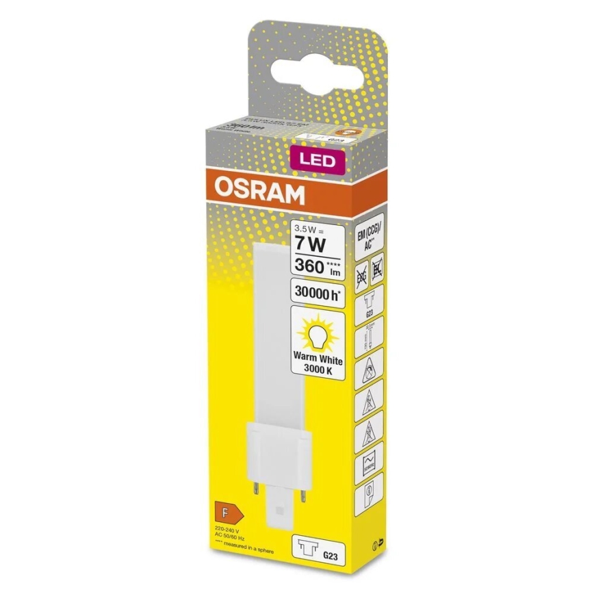Ampoule LED G23/3,5W/230V 3000K - Osram