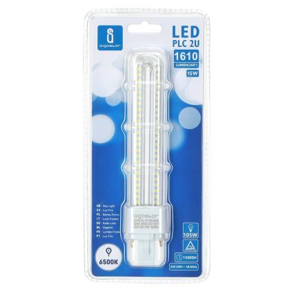 Ampoule LED G24D-3/15W/230V 6500K - Aigostar