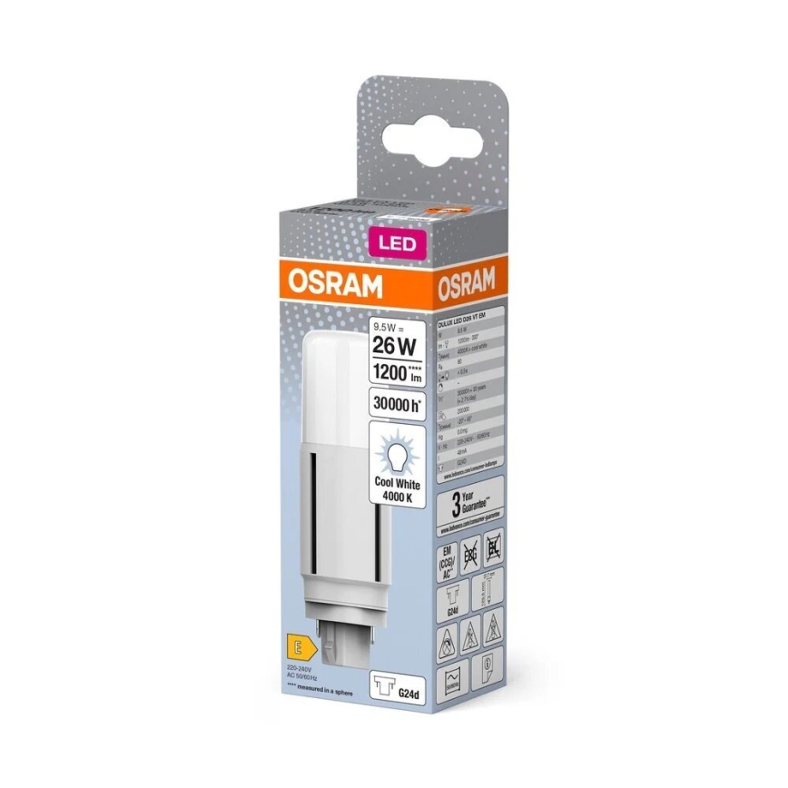 Ampoule LED G24d/9,5W/230V 4000K - Osram
