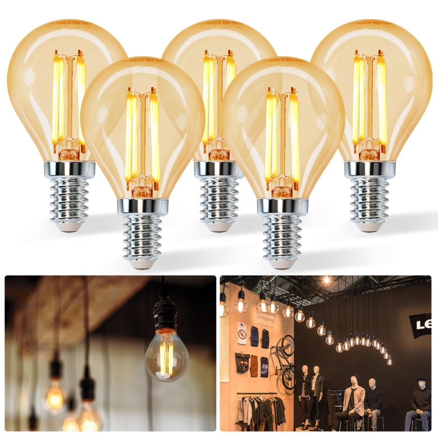 ampoule LED G45 E14/4W/230V 2200K - Aigostar