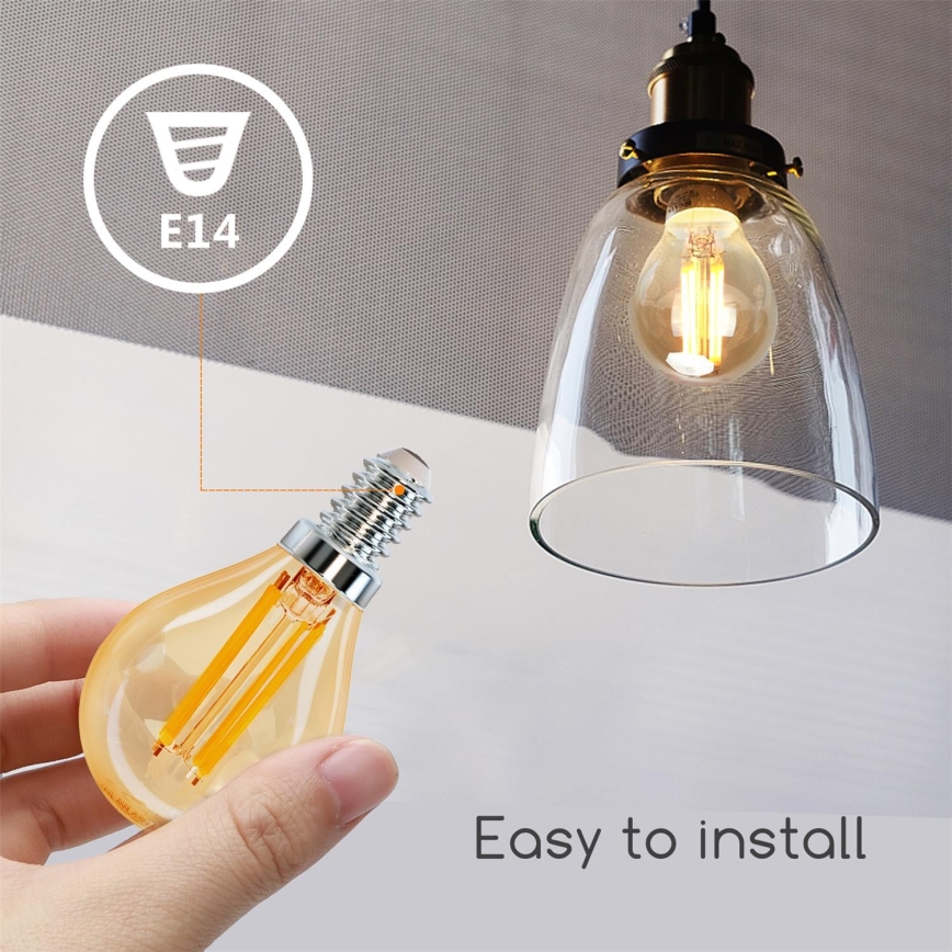 ampoule LED G45 E14/4W/230V 2200K - Aigostar