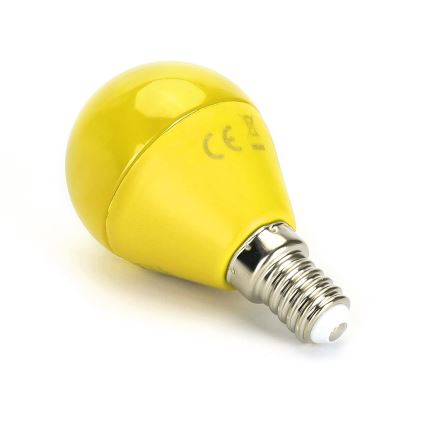 Ampoule LED G45 E14/4W/230V jaune - Aigostar