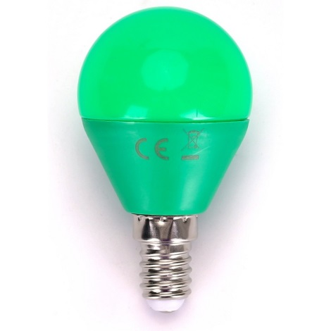 Ampoule LED G45 E14/4W/230V verte - Aigostar