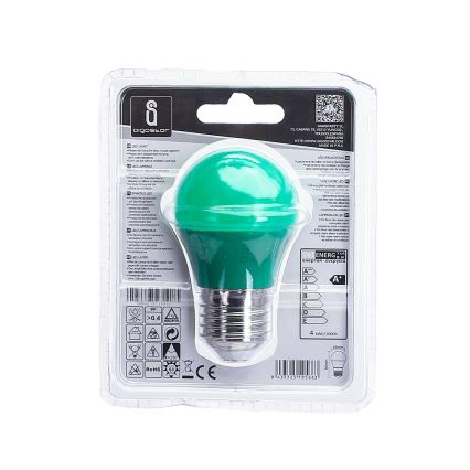 Ampoule LED G45 E14/4W/230V verte - Aigostar