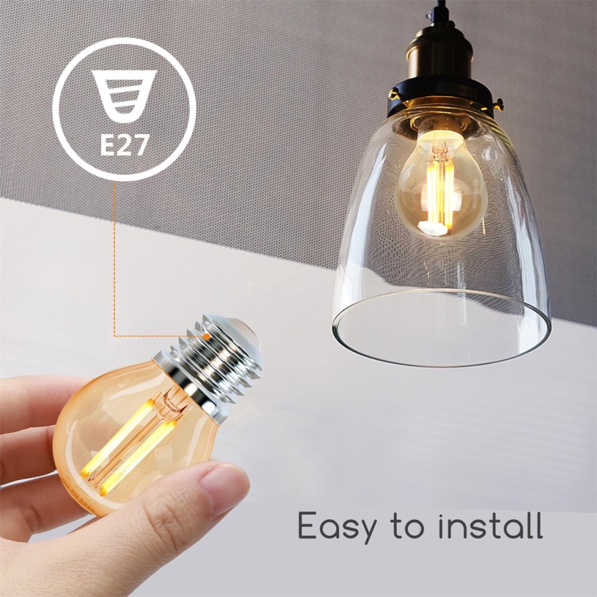 ampoule LED G45 E27/4W/230V 2200K - Aigostar