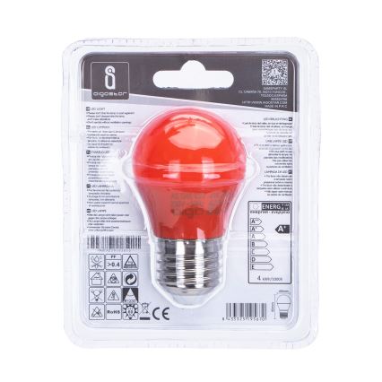 Ampoule LED G45 E27/4W/230V orange - Aigostar