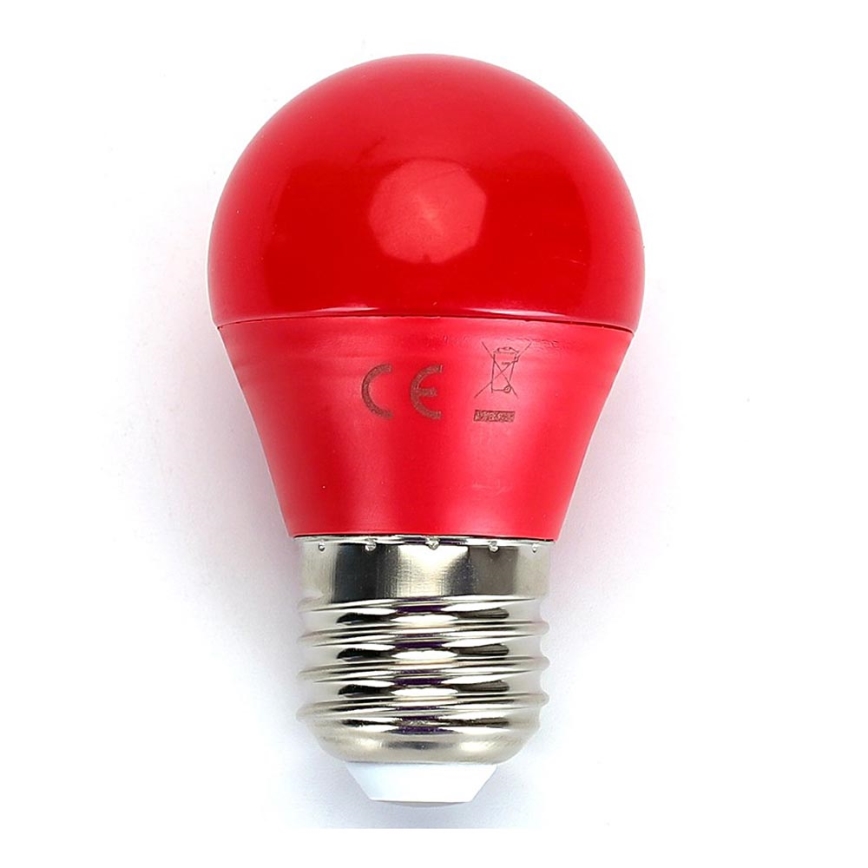 Ampoule LED G45 E27/4W/230V rouge - Aigostar