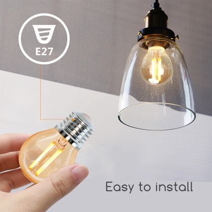 ampoule LED G45 E27/6W/230V 2200K - Aigostar
