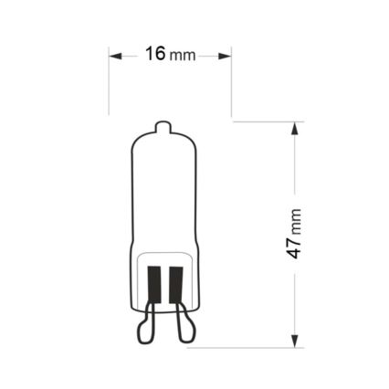 Ampoule LED G9/2,5W/230V 3000K