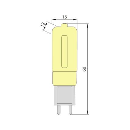 Ampoule LED G9/5W/230V 3000K