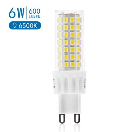 Ampoule LED G9/6W/230V 6500K - Aigostar