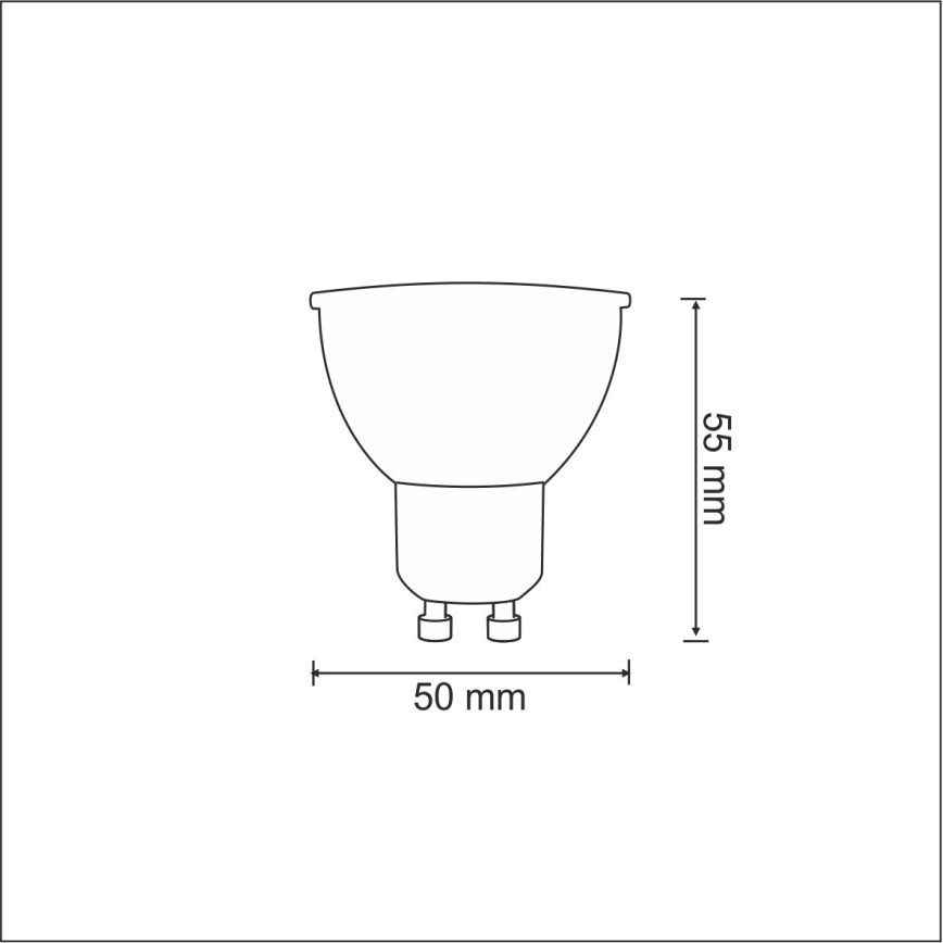 Ampoule LED GU10/3,5W/230V 6400K