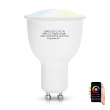 Ampoule LED GU10/7W/230V 3000-6500K Wi-Fi - Aigostar