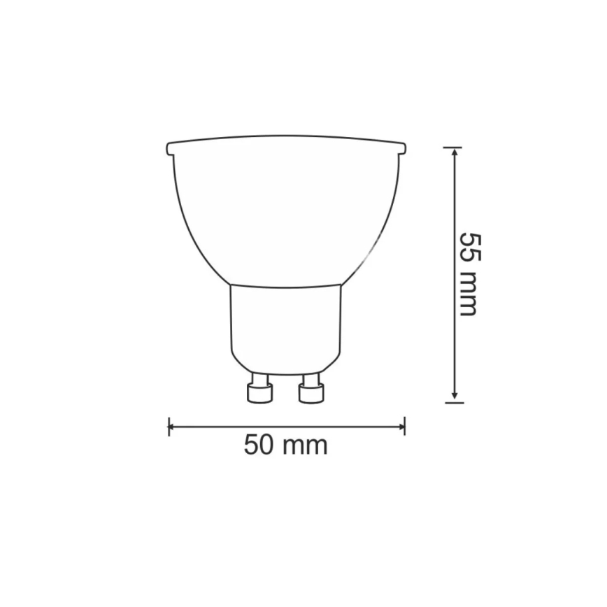 Ampoule LED GU10/7W/230V 4000K