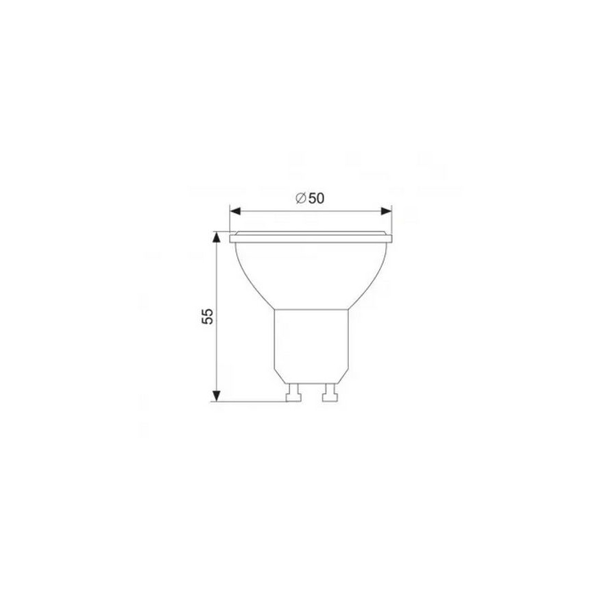 Ampoule LED GU10/7W/230V 6500K