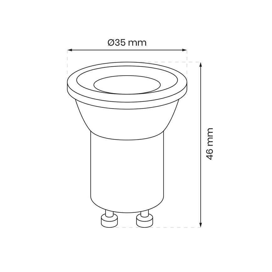 Ampoule LED GU10-MR11/3W/230V 3000K