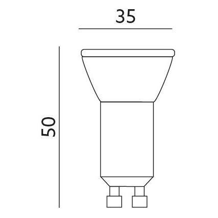 ampoule LED GU10-MR11/4W/230V 4000K