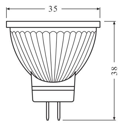 Ampoule LED GU4/2,5W/12V 2700K - Osram