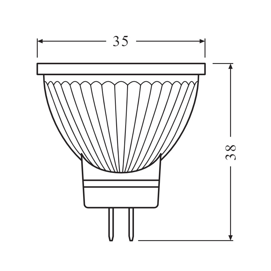 Ampoule LED GU4/2,5W/12V 2700K - Osram