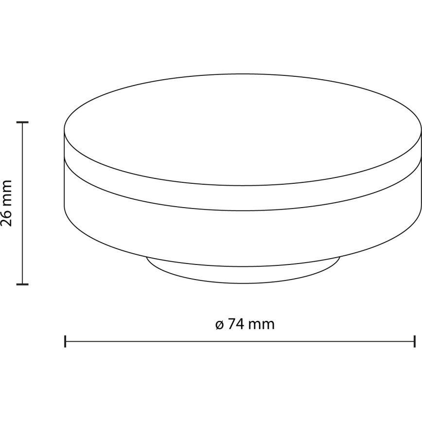 Ampoule LED GX53/8W/230V 3000K