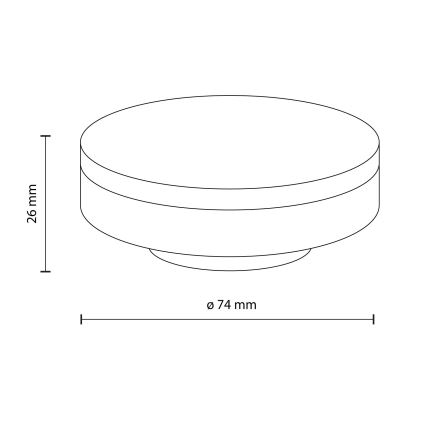 Ampoule LED GX53/8W/230V 4000K