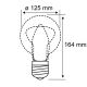 Ampoule LED INNER G125 E27/3,5W/230V 1800K - Paulmann 28881