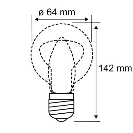 Ampoule LED INNER ST64 E27/3,5W/230V 1800K - Paulmann 28880