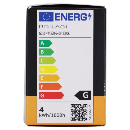 Ampoule LED MR11 GU10/4W/230V 3000K - BRILAGI
