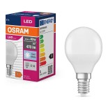 Ampoule LED P40 E14/4,9W/230V 4000K - Osram