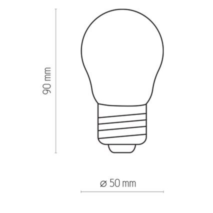 Ampoule LED P45 E27/2W/230V 2700K