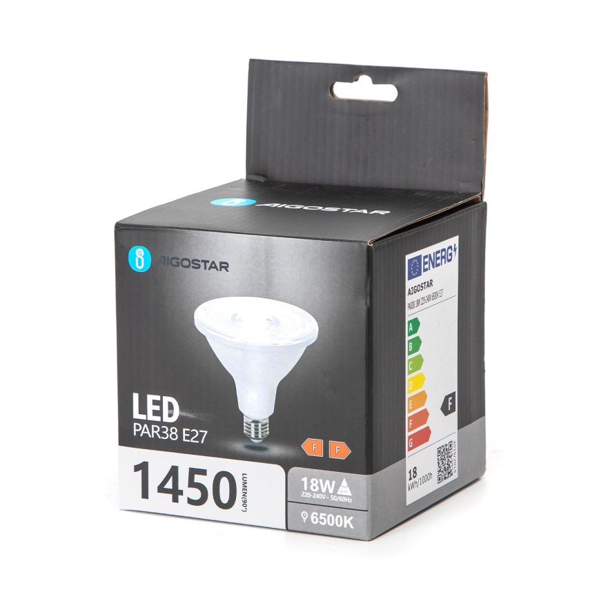 Ampoule LED PAR38 E27/18W/230V 6500K - Aigostar