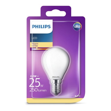 Ampoule LED Philips E14/2,2W/230V 2700K