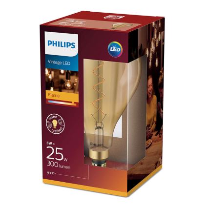 Ampoule LED Philips E27/5W/230V 2000K - VINTAGE