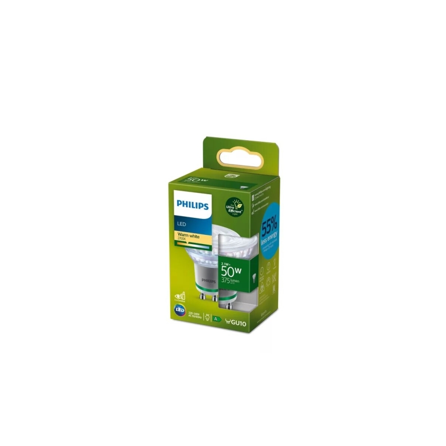 Ampoule LED Philips PAR16 GU10/2,1W/230V 2700K