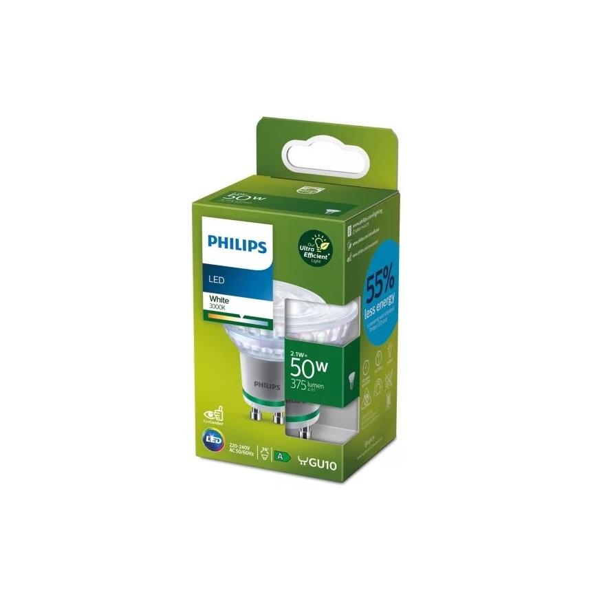 Ampoule LED Philips PAR16 GU10/2,1W/230V 3000K