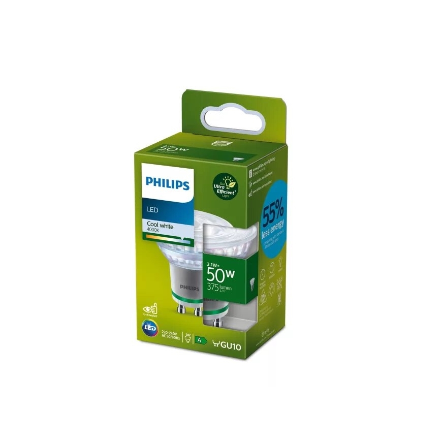 Ampoule LED Philips PAR16 GU10/2,1W/230V 4000K