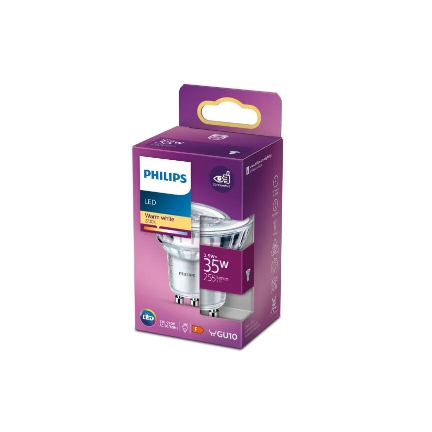 Ampoule LED Philips PAR16 GU10/3,5W/230V 2700K