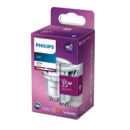 Ampoule LED Philips PAR16 GU10/3,5W/230V 3000K