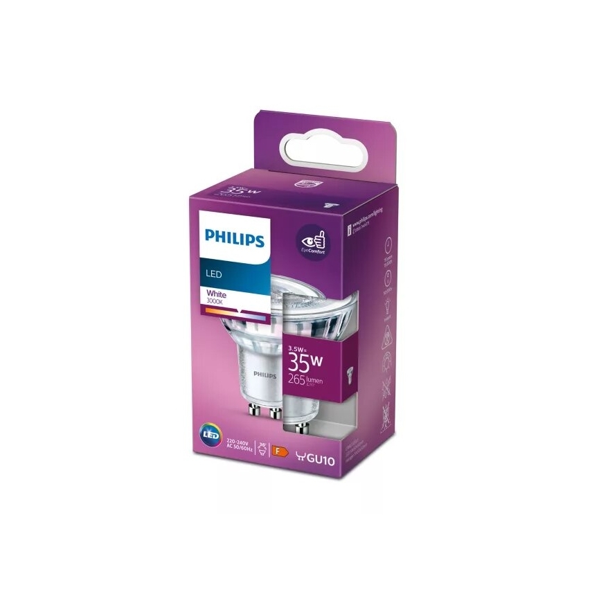 Ampoule LED Philips PAR16 GU10/3,5W/230V 3000K