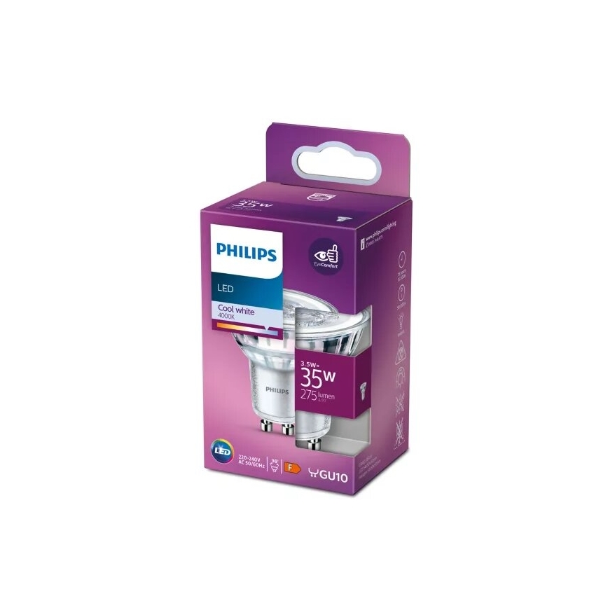 Ampoule LED Philips PAR16 GU10/3,5W/230V 4000K