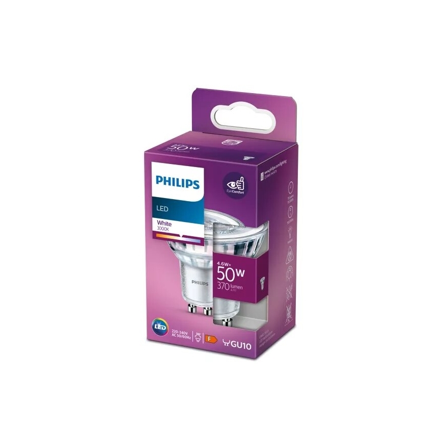 Ampoule LED Philips PAR16 GU10/4,6W/230V 3000K