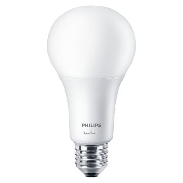 Ampoule LED Philips SCENE SWITCH A67 E27/14W/230V 2700/4000K