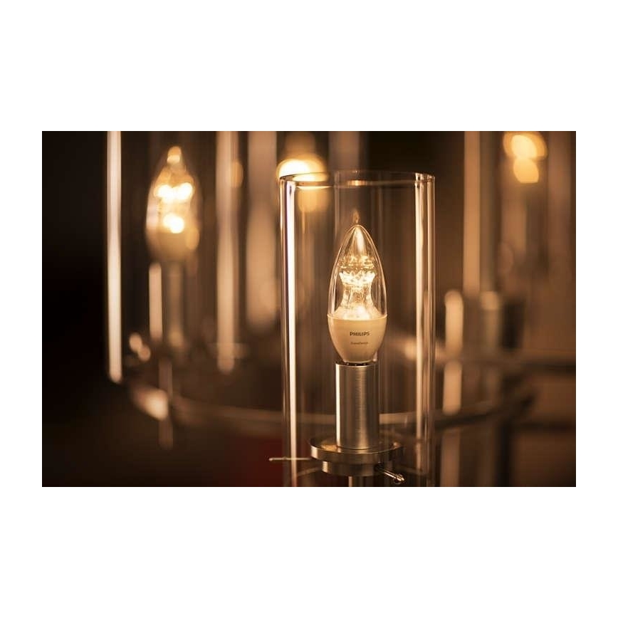 Ampoule LED Philips SCENE SWITCH B38 E14/5,5W/230V 2200K-2700K