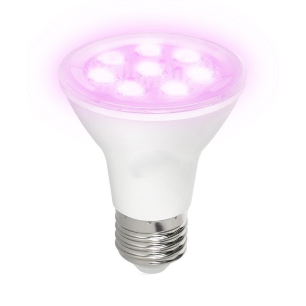 Ampoule LED pour croissance des plantes PLANTY E27/7W/230V 1200K blanc