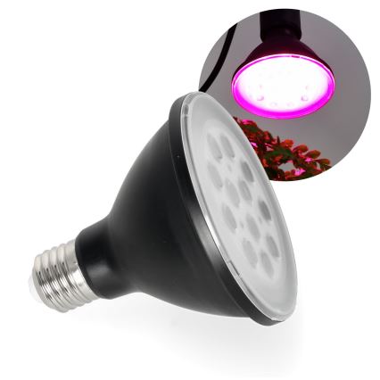 Ampoule LED pour la croissance des plantes VITABLOOM E27/9W/230V 1200K noir - Brilagi