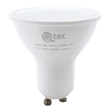 Ampoule LED Qtec GU10/8W/230V 4200K