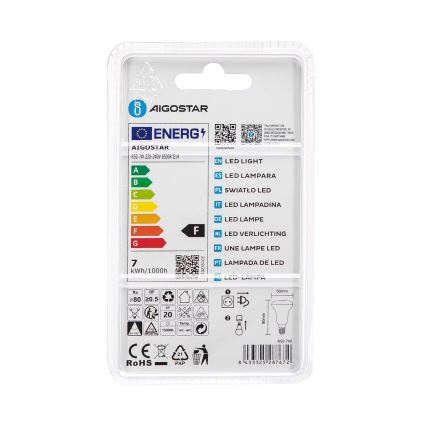 Ampoule LED R50 E14/7W/230V 6500K - Aigostar