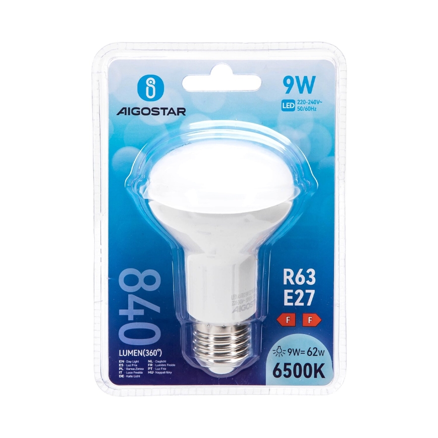 Ampoule LED R63 E27/9W/230V 6500K - Aigostar